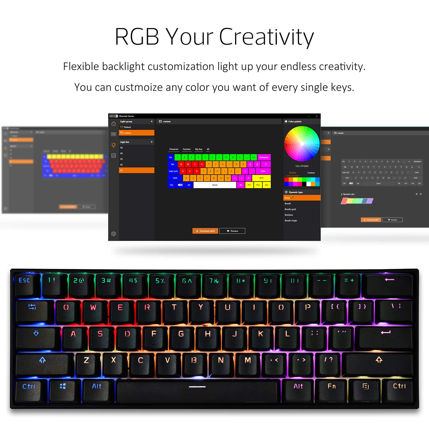 Amazon.com: Anne PRO 2 Mechanical Gaming Keyboard : Video Games